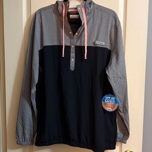 COLUMBIA | NWT Women's PFG 1/4 Button Down size XL